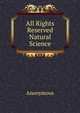 All Rights Reserved Natural Science, Heinrich Kretschmayr 