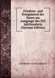 Friedens- und Kriegsmoral der Heere am Ausgange des XIX Jahrhunderts (German Edition), Carl Binder von Krieglstein 