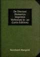 De Diectasi Homerica Imprimis Verborum in -ao (Latin Edition), Bernhard Mangold 