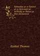Sylwadau ar yr Epistol at yr Hebreaid yn Seiliedig ar Hanes yr Hen Destament, Ezekiel Thomas 