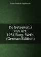 De Beteekenis van Art. 1934 Burg. Wetb. (German Edition), Johan Frederik Engelbrecht 