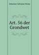 Art. 56 der Grondwet., Johannes Adrianus Stoop 