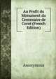 Au Profit du Monument du Centenaire de Corot (French Edition), Heinrich Kretschmayr 