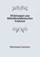 Dichtungen aus Mittelhochdeutscher Fruhzeit, Hermann Jantzen 