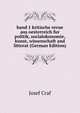 band 1 kritische revue aus oesterreich fur politik, socialokonomie, kunst, wissenschaft and litterat (German Edition), Josef Craf 