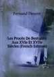 Les Proces De Bestialite Aux XVIe Et XVIIe Siecles (French Edition), Fernand Fleuret 