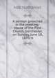 A sermon preached in the meeting-house of the First Church, Dorchester, on Sunday, June 19, 1870: b, Hall Nathaniel 
