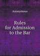 Rules for Admission to the Bar, Heinrich Kretschmayr 