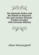 Der deutsche Orden und die Stande in Preussen bis zum zweiten Thorner Frieden im Jahre 1466 (German Edition), Albert Werminghoff 
