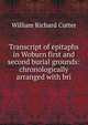 Transcript of epitaphs in Woburn first and second burial grounds: chronologically arranged with bri, William Richard Cutter 