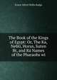 The Book of the Kings of Egypt: Or, The Ka, Nebti, Horus, Suten Bt, and Ra Names of the Pharaohs wi, Ernest Alfred Wallis Budge 