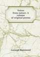 Voices from nature. A volume of original poems, Luranah Hammond 