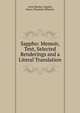 Sappho: Memoir, Text, Selected Renderings and a Literal Translation, Anne Bunner, Sappho, Henry Thornton Wharton 