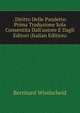 . Diritto Delle Pandette: Prima Traduzione Sola Consentita Dall'autore E Dagli Editori (Italian Edition), Bernhard Windscheid 