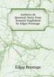 Anthero de Quental; Sixty-Four Sonnets Englished by Edgar Prestage, Edgar Prestage 