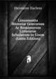 Lineamenta Histori? Gr?corum Ac Romanorum Litterari? Scholarum in Usum (Latin Edition), Hermann Harless 
