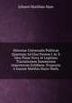 Historiae Universalis Politicae Quantum Ad Eius Partem I Ac Ii Idea Plane Nova At Legitima Tractationem Summorum Imperiorum Exhibens. Proposita A Ioanne Matthia Hasio Math,., Johann Matthias Hase 