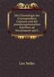 Die Chronologie der Correspondenz Cyprians und der pseudocyprianischen Schriften ad Novatianum und L, Leo Nelke 