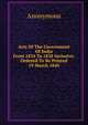 Acts Of The Government Of India From 1834 To 1838 Inclusive: Ordered To Be Printed 19 March 1840, Heinrich Kretschmayr 