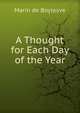 A Thought for Each Day of the Year, Marin de Boylesve 