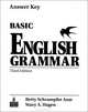 Basic English Grammar 3Ed Answer key, Betty Schrampfer Azar, Stacy A. Hagen 