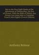 Key to the First Eight Books of the Adventures of Telemachus, the Son of Ulysses: With the Help of Which, Any Person Can Learn How to Translate French Into English (French Edition), Anthony Bolmar 