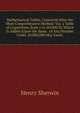 Mathematical Tables, Contrived After the Most Comprehensive Method: Viz. a Table of Logarithms, from 1 to 101000.To Which Is Added (Upon the Same . of Any Number Under 10,000,000 May Easily, Henry Sherwin 