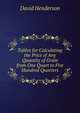 Tables for Calculating the Price of Any Quantity of Grain from One Quart to Five Hundred Quarters, David Henderson 