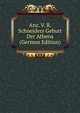Anz. V. R. Schneiders Geburt Der Athena (German Edition), 