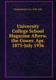 University College School Magazine Afterw. the Gower. Apr. 1873-July 1936, Hampstead Univ. Coll. Sch 