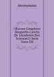 OEuvres Completes Daugustin Cauchy De L'Academie Des Sciences II Serie Tome XII, Heinrich Kretschmayr 