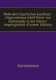 Rede des Ungarischen Landtags-Abgeordneten Adolf Ritter von Dobrzansky in der Adress-Angelegenheit (German Edition), Heinrich Kretschmayr 