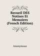 Recueil DES Notises Et Memoires (French Edition), Heinrich Kretschmayr 