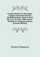 Compte Rendu Du Deuxieme Congres International Des Mathematiciens: Tenu A Paris Du 6 Au 12 Aout 1900. Proces-Verbaux Et Communications (French Edition), Ernest Duporcq 