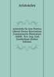 Aristotelis De Arte Poetica Librum Denuo Recensitum Commentariis Illustratum . Edidit . Ern. Aug. Guil. Graefenham (Italian Edition), Аристотель 