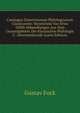 Catalogus Dissertaionum Philologicarum Classicarum: Verzeichnis Von Etwa 18300 Abhandlungen Aus Dem Gesamtgebiete Der Klassischen Philologie U. Altertumskunde (Latin Edition), Gustav Fock 