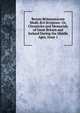 Rerum Britannicarum Medii ?vi Scripture: Or, Chronicles and Memorials of Great Britain and Ireland During the Middle Ages, Issue 1, 
