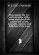 Shakespeare the boy; with sketches of the home and school life, games and sports, manners, customs and folk-lore of the time, W J. 1827-1910 Rolfe 