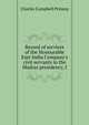 Record of services of the Honourable East India Company's civil servants in the Madras presidency, f, Charles Campbell Prinsep 