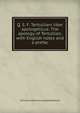 Q. S. F. Tertulliani liber apologeticus: The apology of Tertullian, with English notes and a prefac, Tertullian Henry Annesley Woodham 