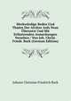 Merkwurdige Reden Und Thaten Der Alvater Aufs Neue Ubersetzt Und Mit Erlauternden Anmerkungen Versehen / Von Joh. Christ. Friedr. Burk (German Edition), Johann Christian Friedrich Burk 