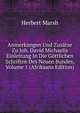 Anmerkungen Und Zusatze Zu Joh. David Michaelis Einleitung In Die Gottlichen Schriften Des Neuen Bundes, Volume 1 (Afrikaans Edition), Herbert Marsh 