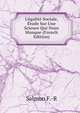 L'?galit? Sociale, ?tude Sur Une Science Qui Nous Manque (French Edition), Salmon F.-R 