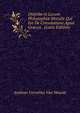 Diatribe in Locum Philosophi? Moralis Qui Est De Consolatione Apud Gr?cos . (Latin Edition), Andreas Cornelius Van Heusde 