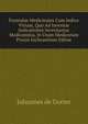 Formulae Medicinales Cum Indice Virium, Quo Ad Inventas Indicationes Inveniuntur Medicamina, In Usum Medicorum Praxin Inchoantium Editae, Johannes de Gorter 