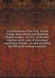 Constitutions of the R.W. Grand Lodge, Subordinate and Rebekah Degree Lodges, I.O.O.F. of Nevada, together with code of procedure regulating charges . to and including the fifteenth Annual commun, 