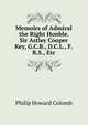 Memoirs of Admiral the Right Honble. Sir Astley Cooper Key, G.C.B., D.C.L., F.R.S., Etc, Philip Howard Colomb 