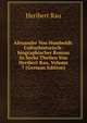 Alexander Von Humboldt: Culturhistorisch-biographischer Roman In Sechs Theilen Von Heribert Rau, Volume 7 (German Edition), Heribert Rau 