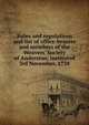 Rules and regulations and list of office-bearers and members of the Weavers' Society of Anderston, instituted 3rd November, 1738, 