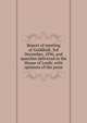 Report of meeting at Guildhall, 3rd December, 1896, and speeches delivered in the House of Lords: with opinions of the press, 